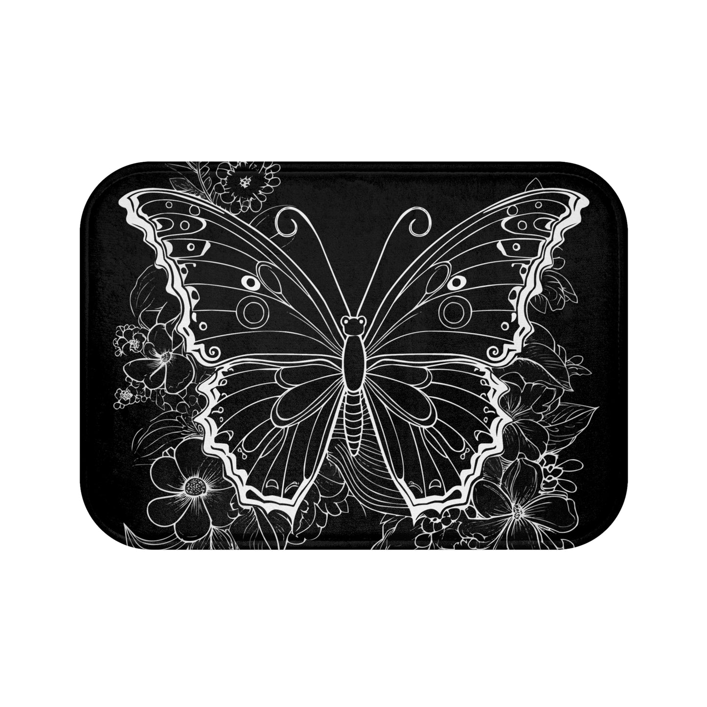 Butterfly Bath Mat