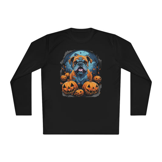 Halloween Bulldog Lightweight Long Sleeve Tee