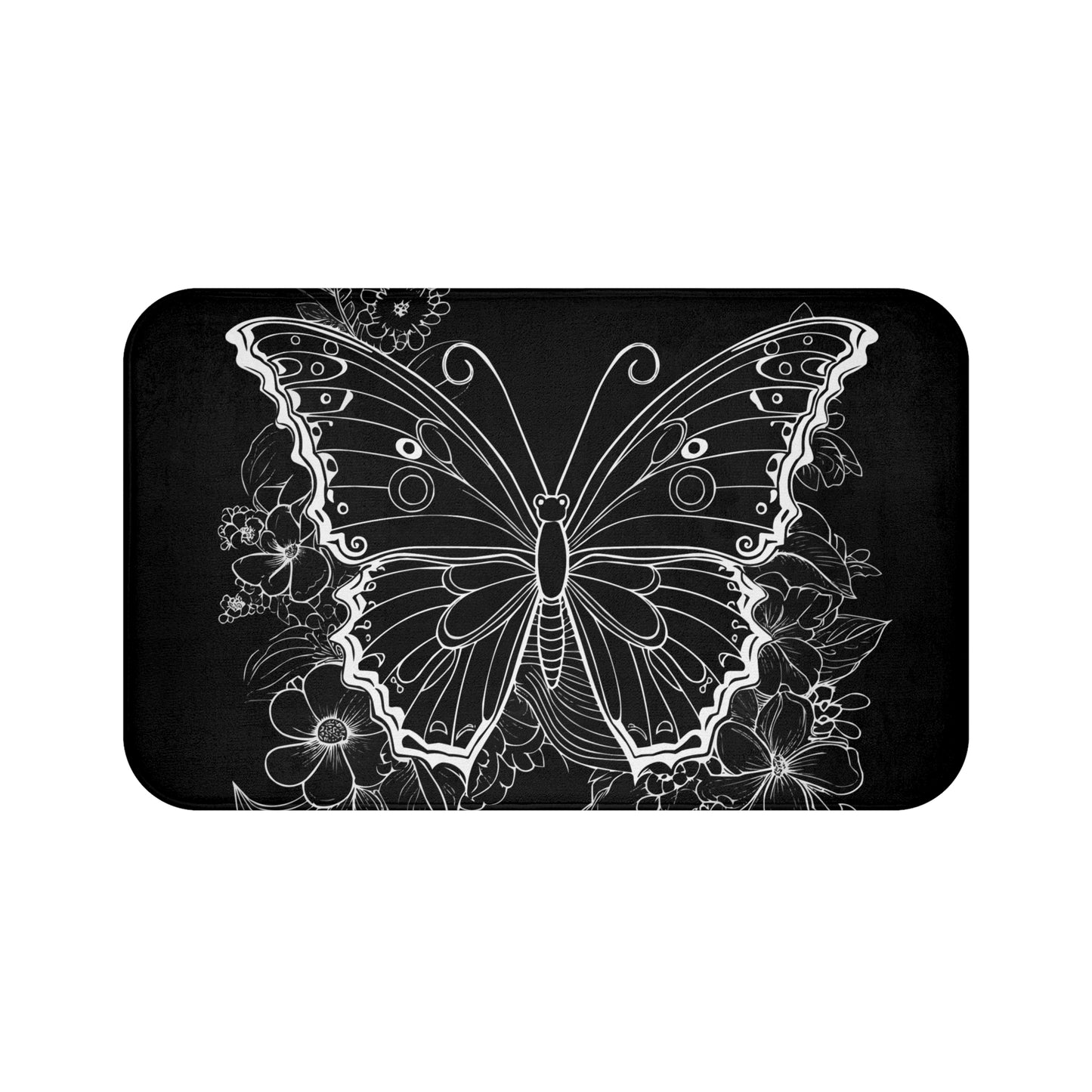 Butterfly Bath Mat