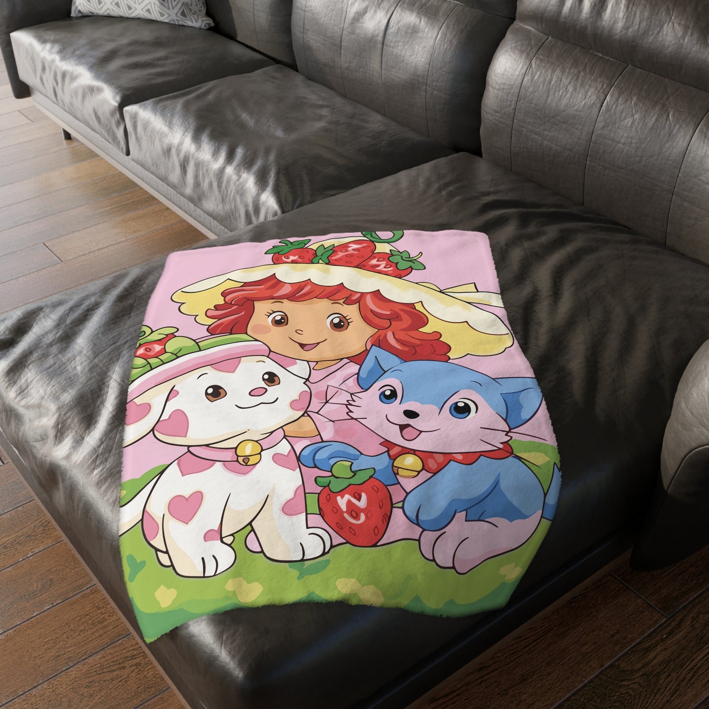 Velveteen Minky Blanket (Two-sided print)