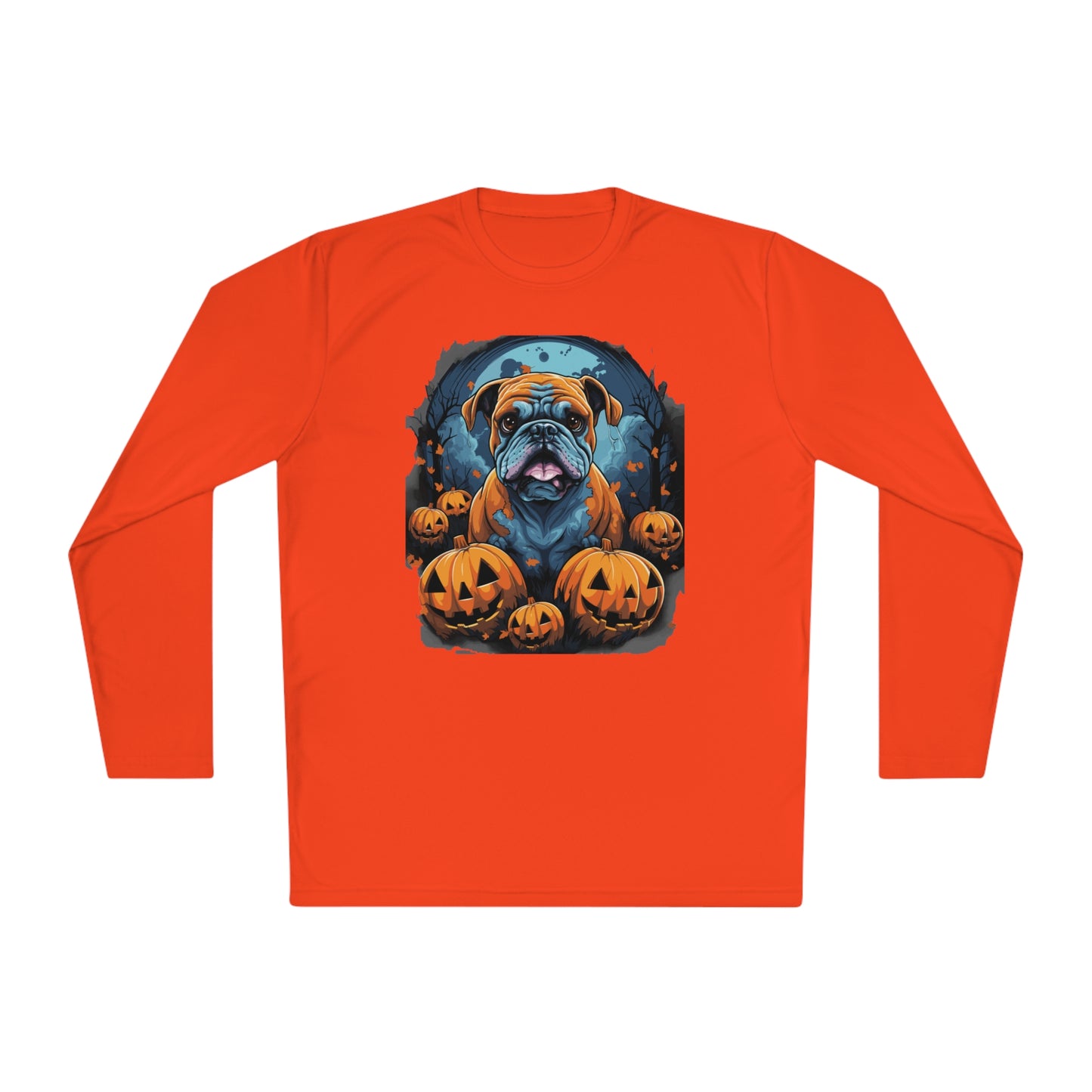 Halloween Bulldog Lightweight Long Sleeve Tee