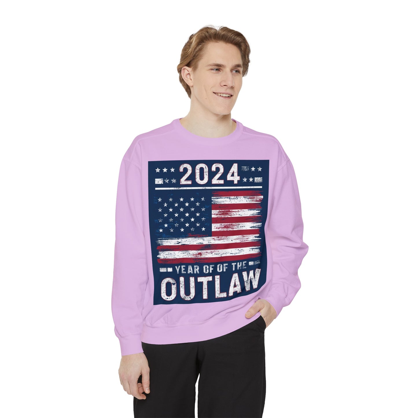 2024 Year of the Outlaw Unisex Garment-Dyed Sweatshirt