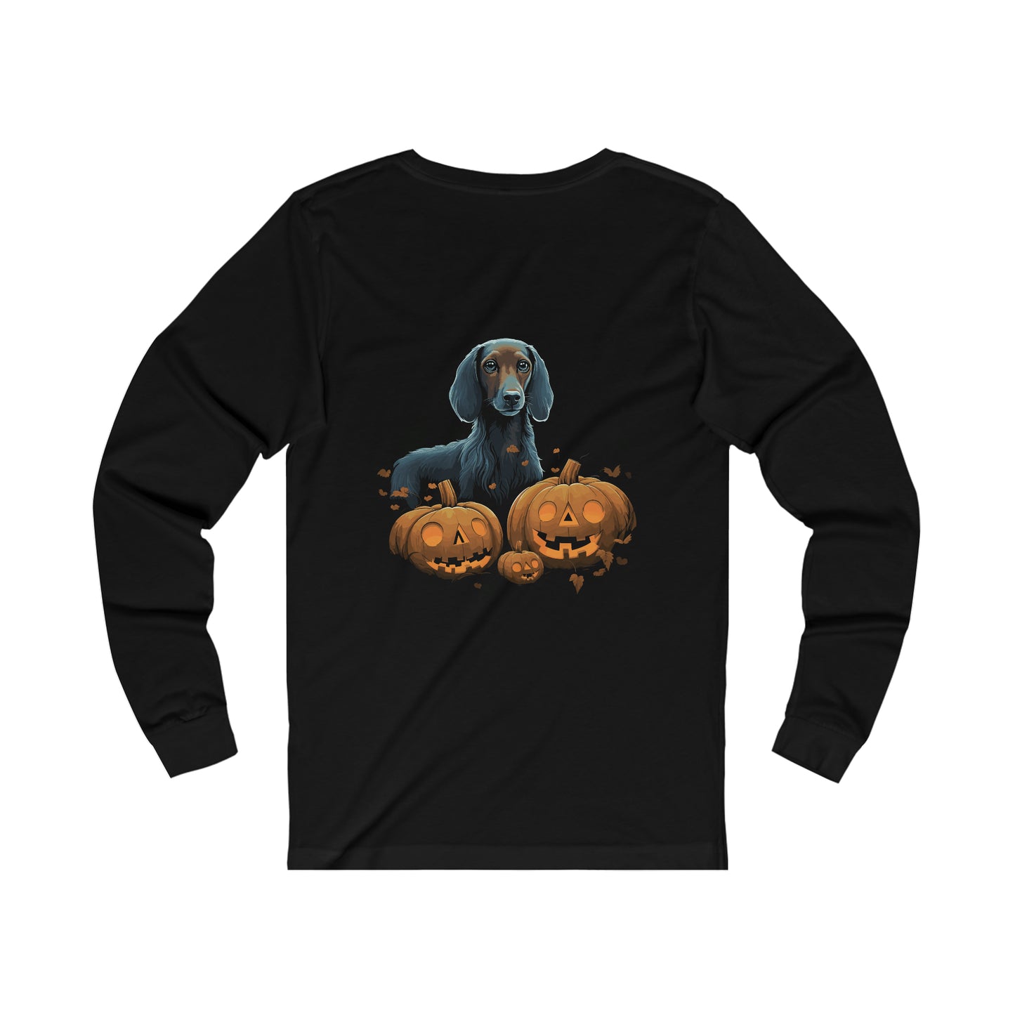 Halloween Dachsund Unisex Jersey Long Sleeve Tee