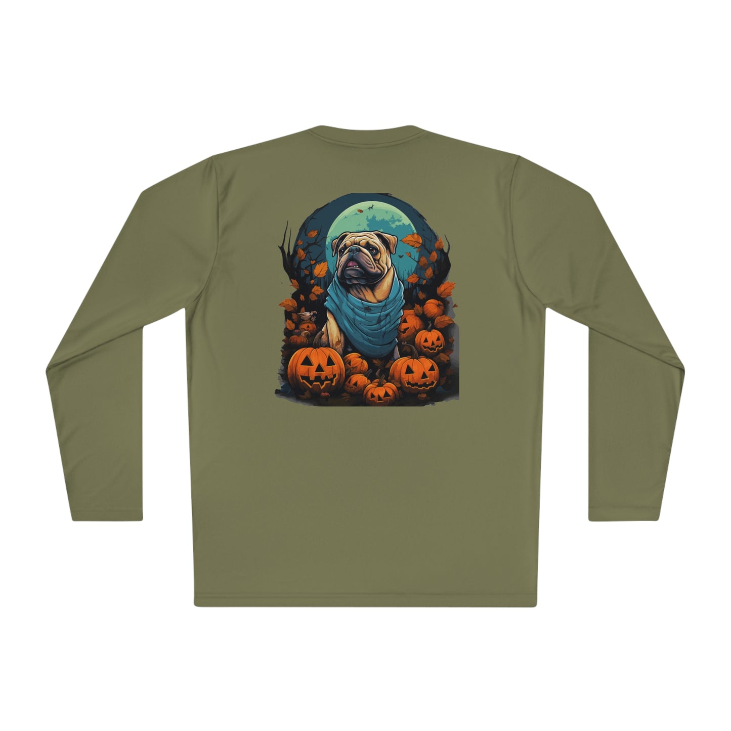 Halloween Bulldog Lightweight Long Sleeve Tee