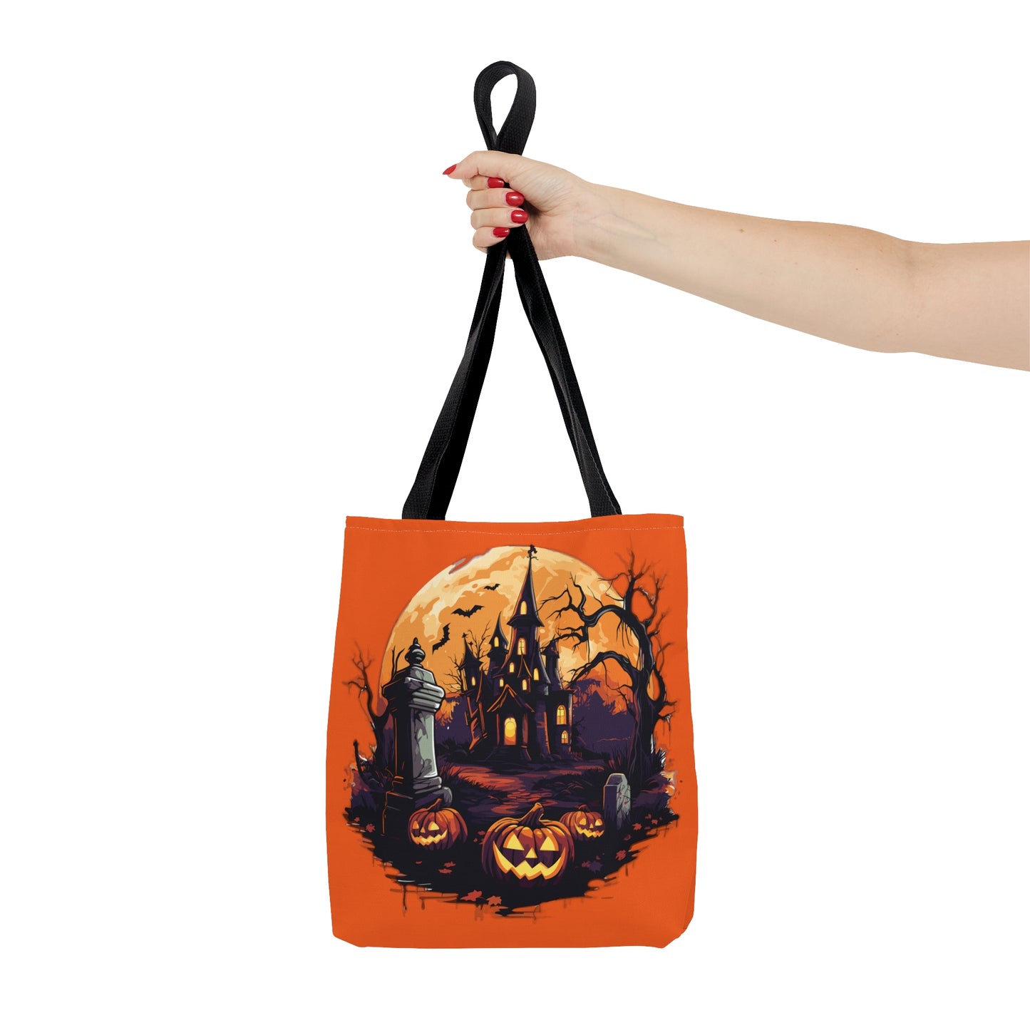 Halloween Haunted Tote Bag (AOP)