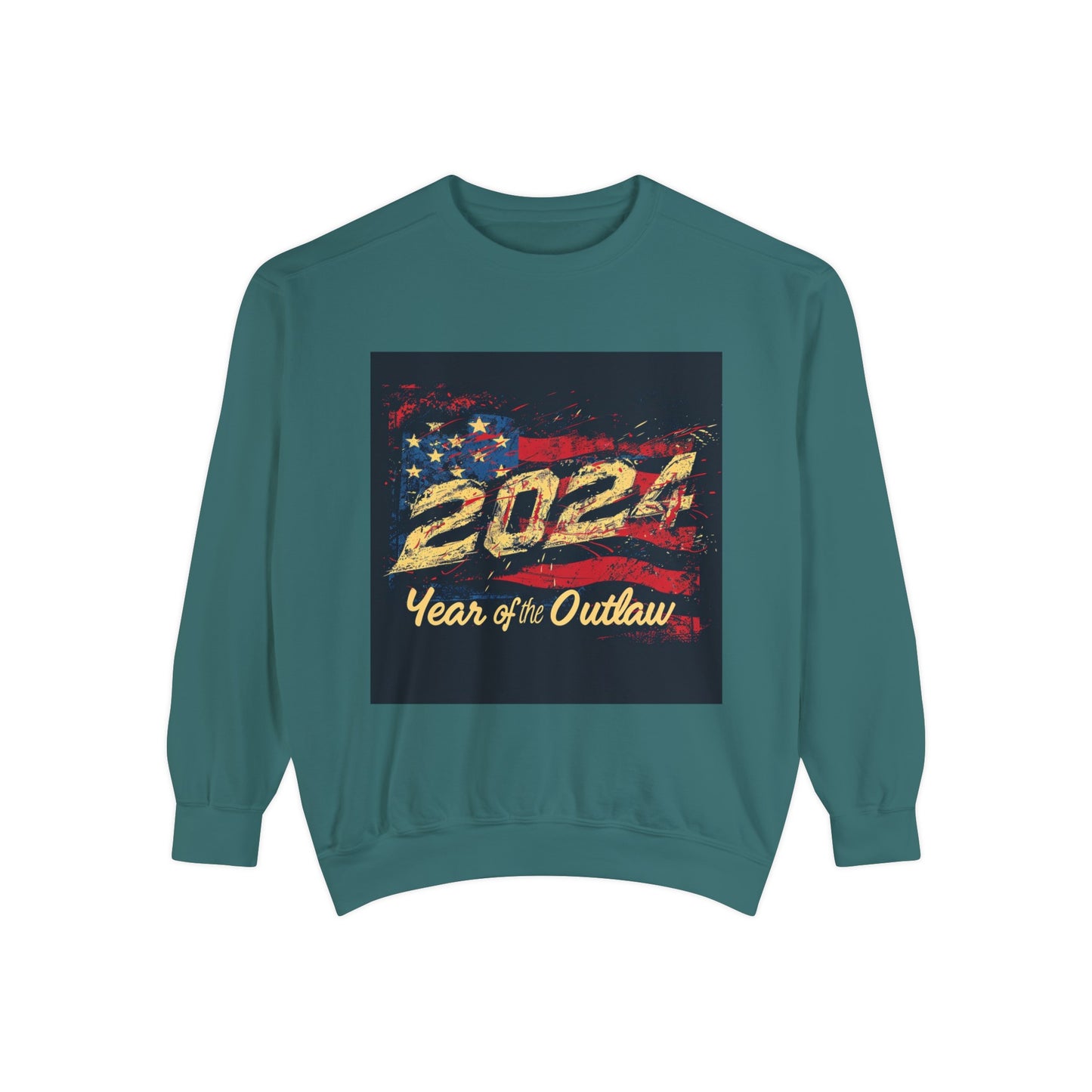 2024 Year of the Outlaw Unisex Garment-Dyed Sweatshirt