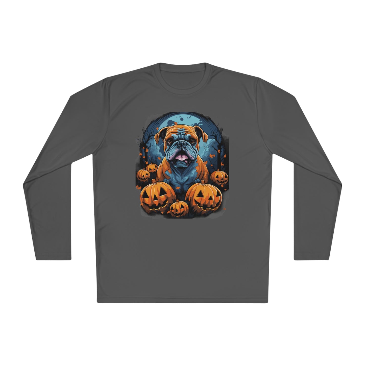 Halloween Bulldog Lightweight Long Sleeve Tee