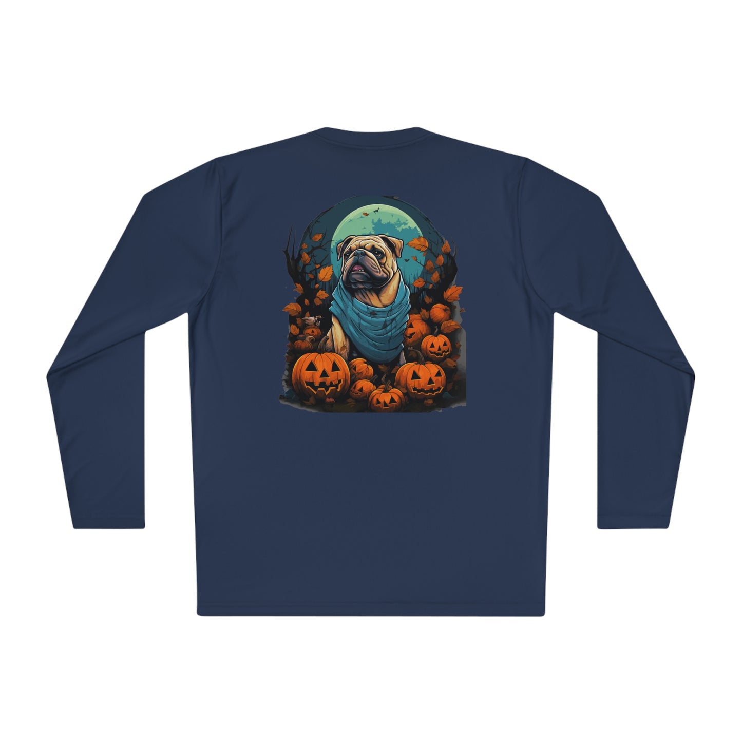 Halloween Bulldog Lightweight Long Sleeve Tee