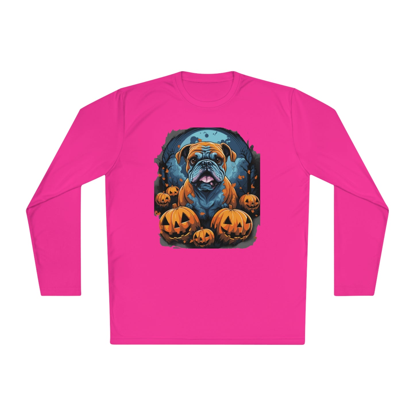Halloween Bulldog Lightweight Long Sleeve Tee