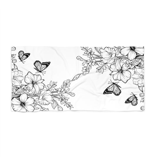 Butterfly Premium Bath Towel