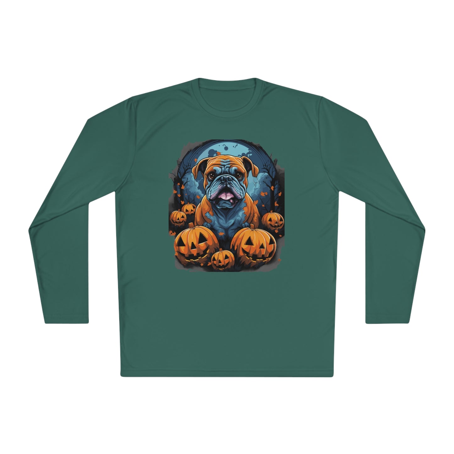 Halloween Bulldog Lightweight Long Sleeve Tee