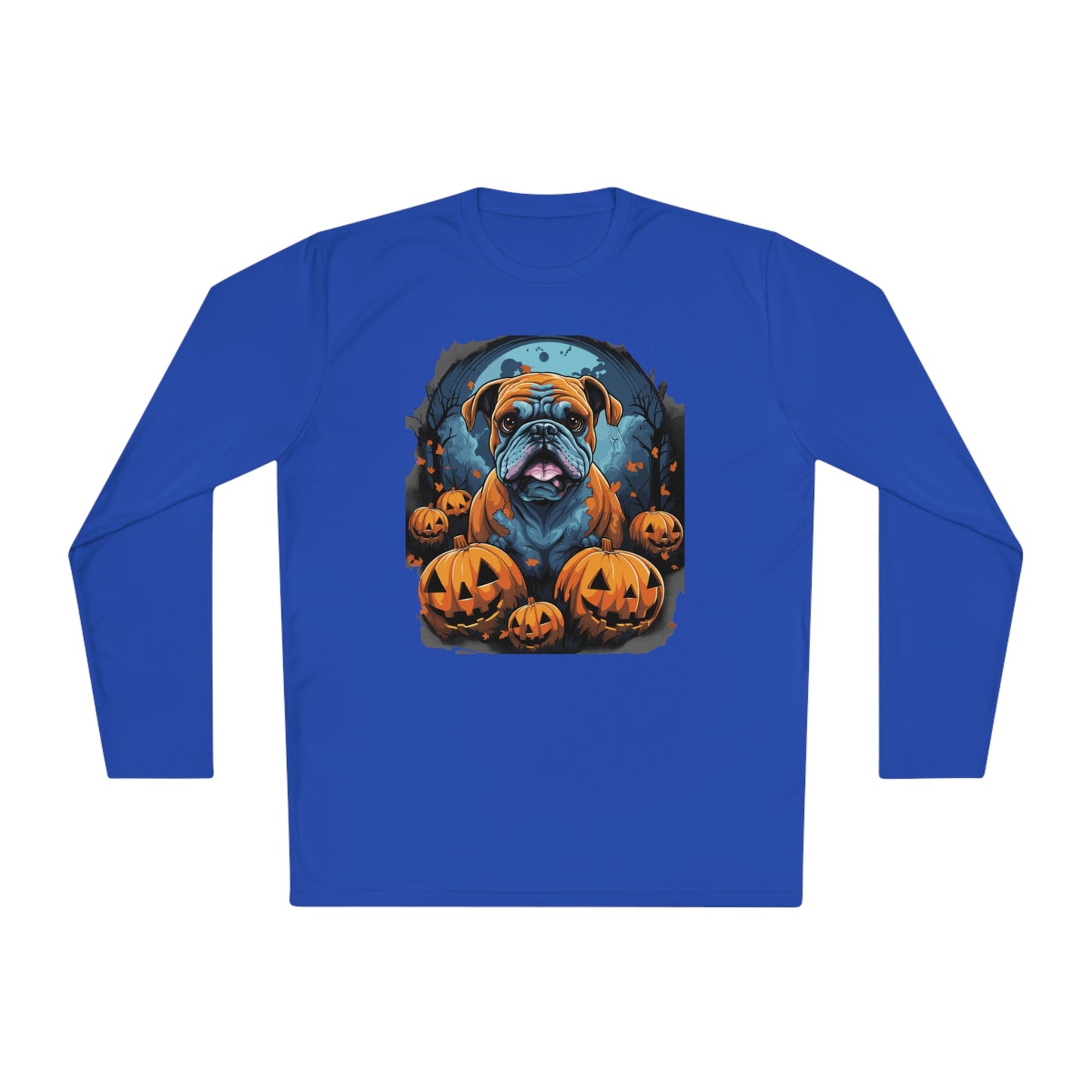 Halloween Bulldog Lightweight Long Sleeve Tee