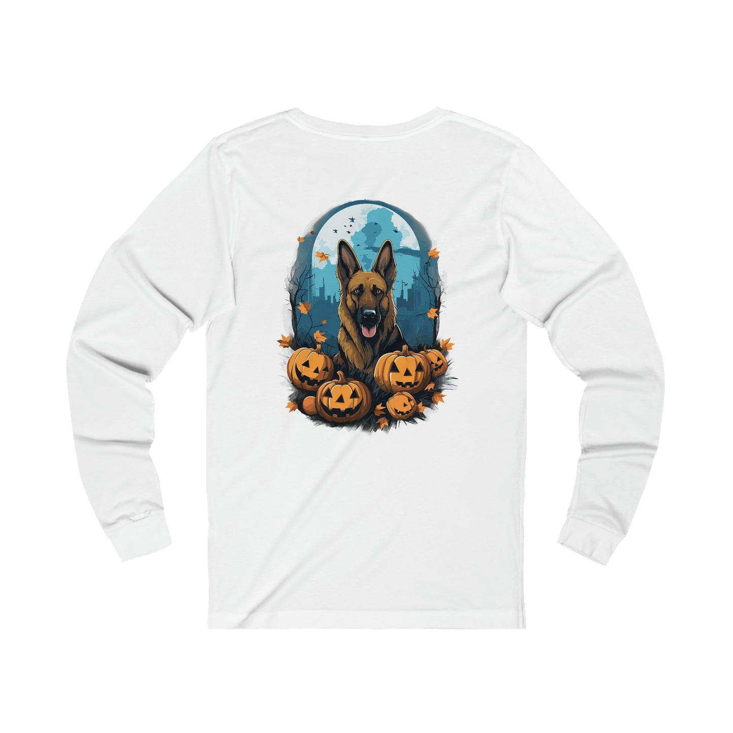 Halloween German Shepard Unisex Jersey Long Sleeve Tee