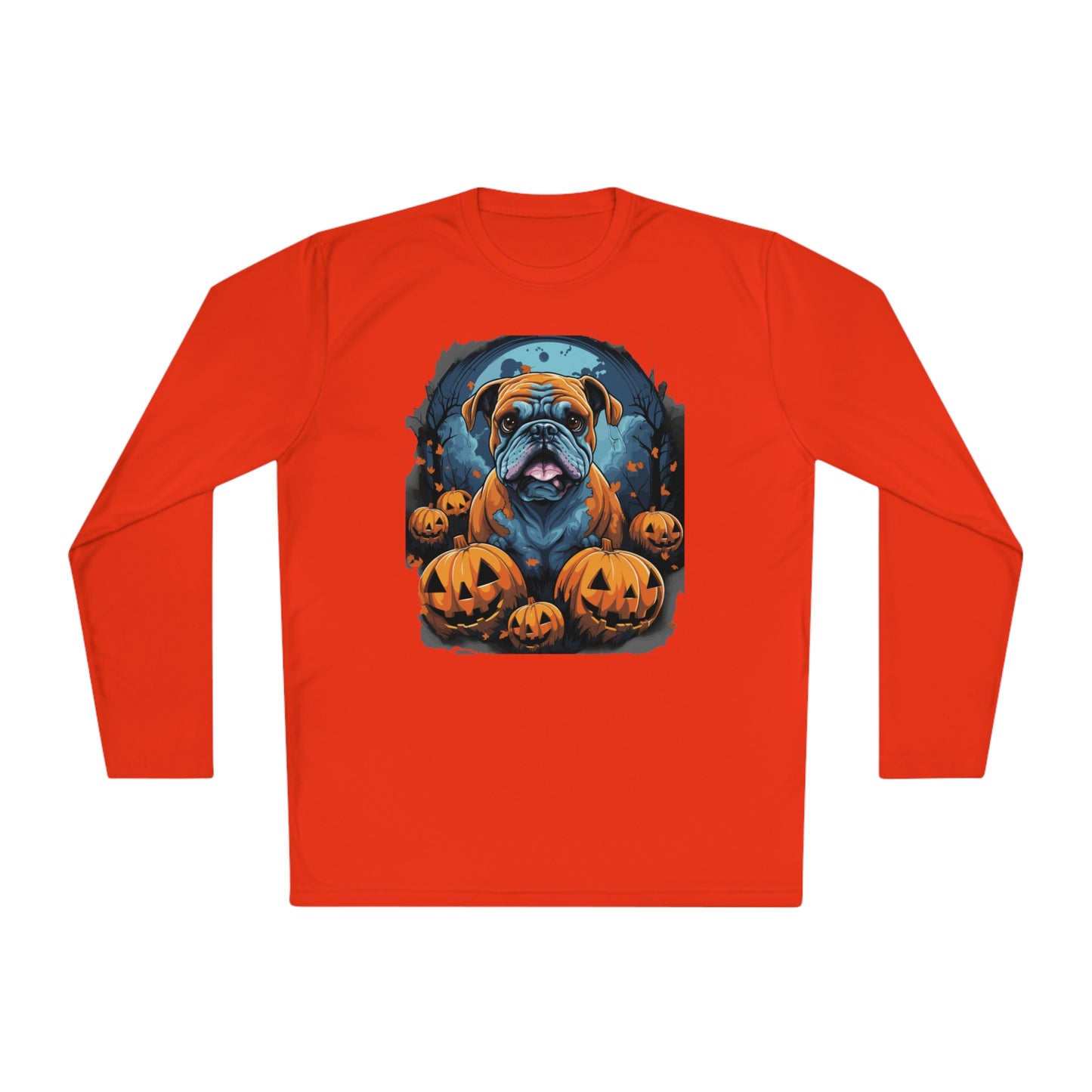 Halloween Bulldog Lightweight Long Sleeve Tee