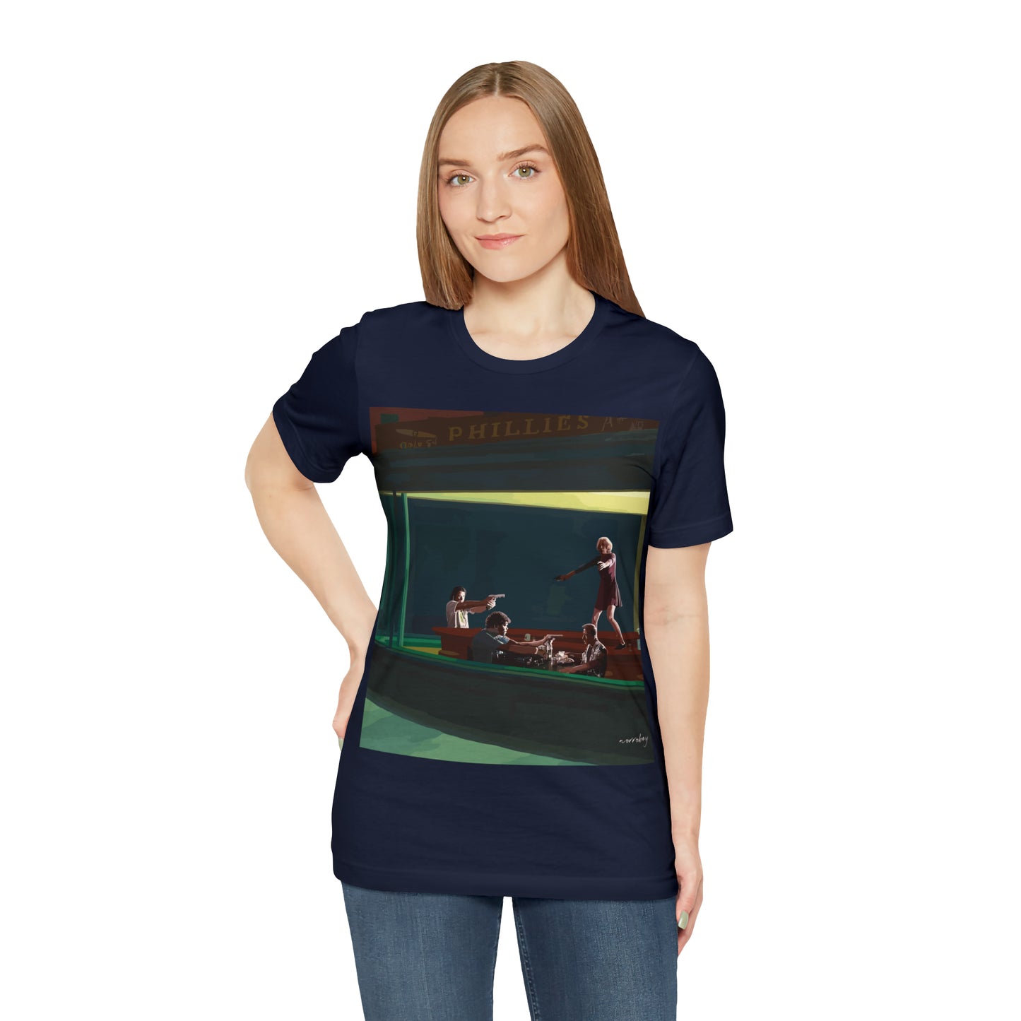 Pulp Nighthawks Whimsical T- Shirt