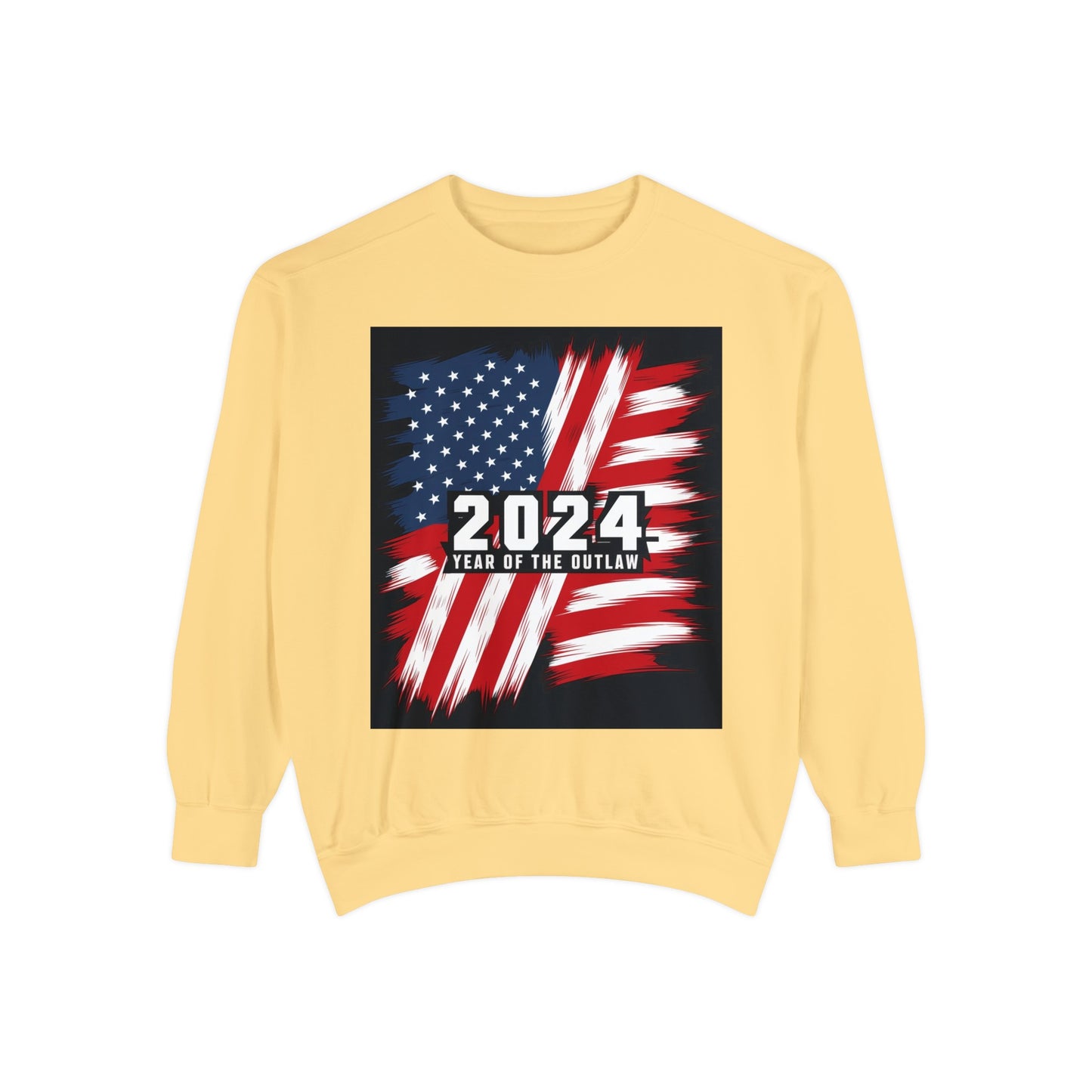 2024 Year of the Outlaw Unisex Garment-Dyed Sweatshirt