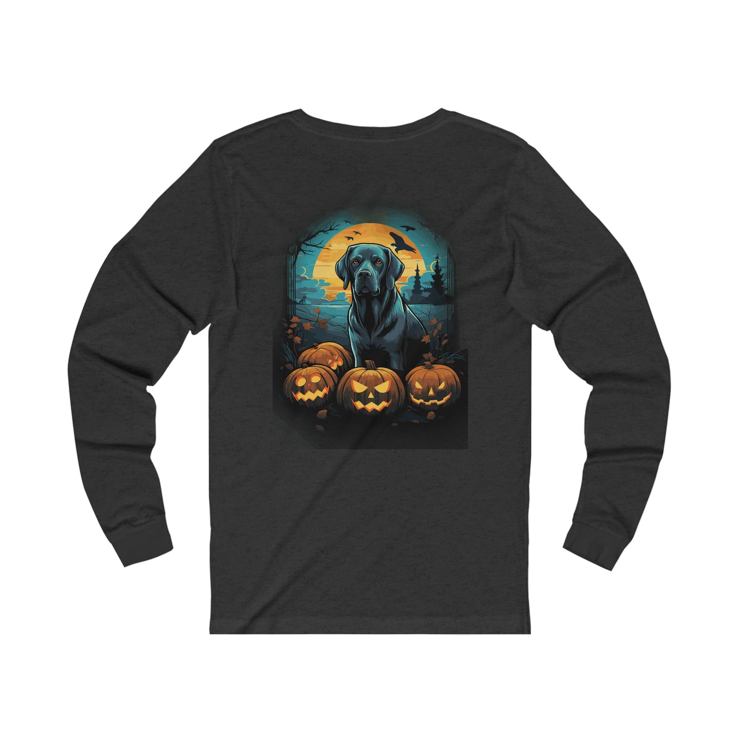 Halloween Labrador Unisex Jersey Long Sleeve Tee