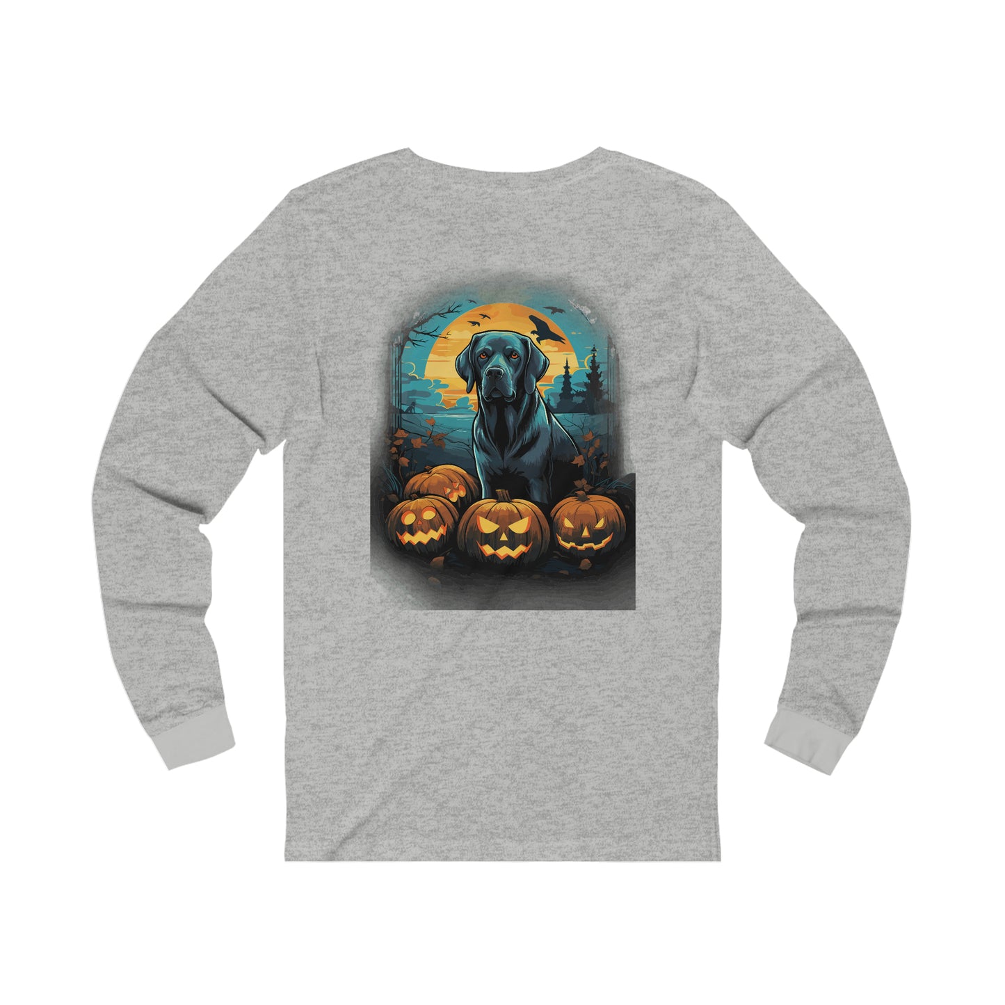 Halloween Labrador Unisex Jersey Long Sleeve Tee