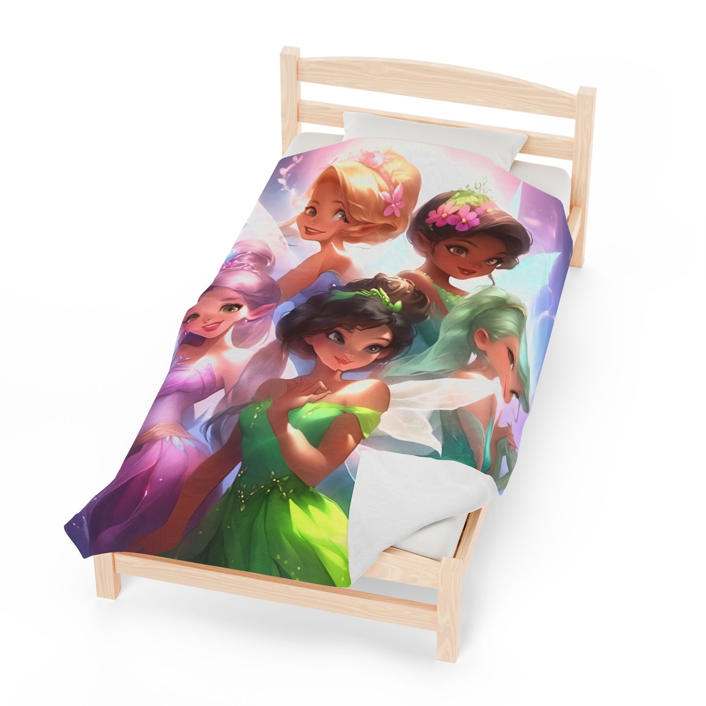 Cathy's Fairies Velveteen Plush Blanket