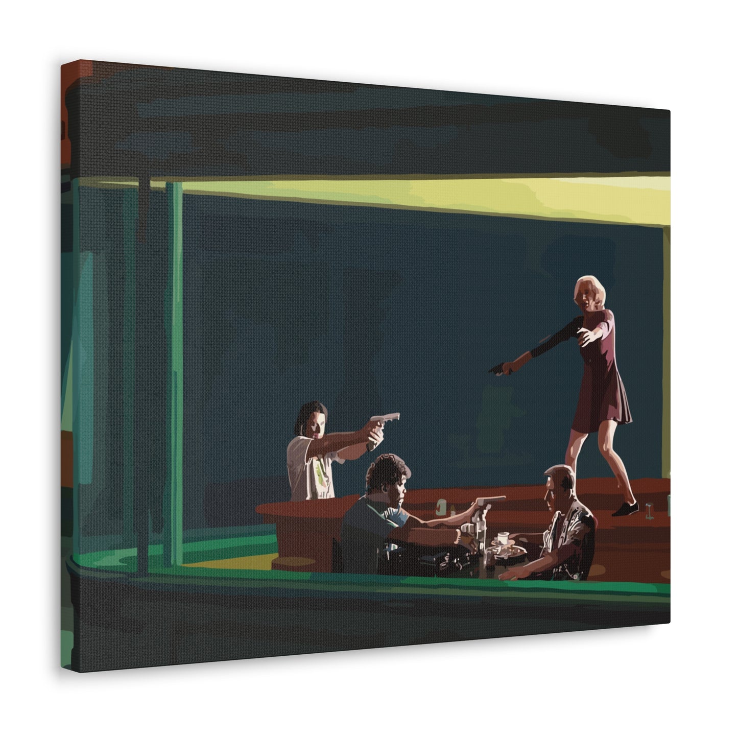 Pulp Nighthawks Canvas Gallery Wraps