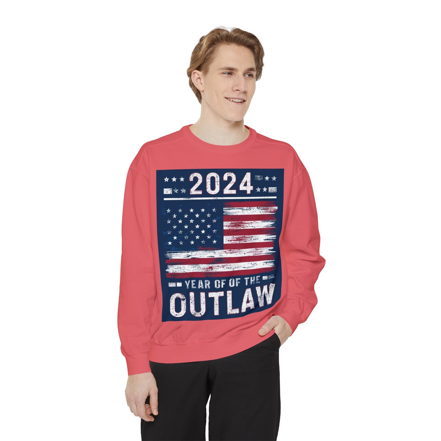 2024 Year of the Outlaw Unisex Garment-Dyed Sweatshirt