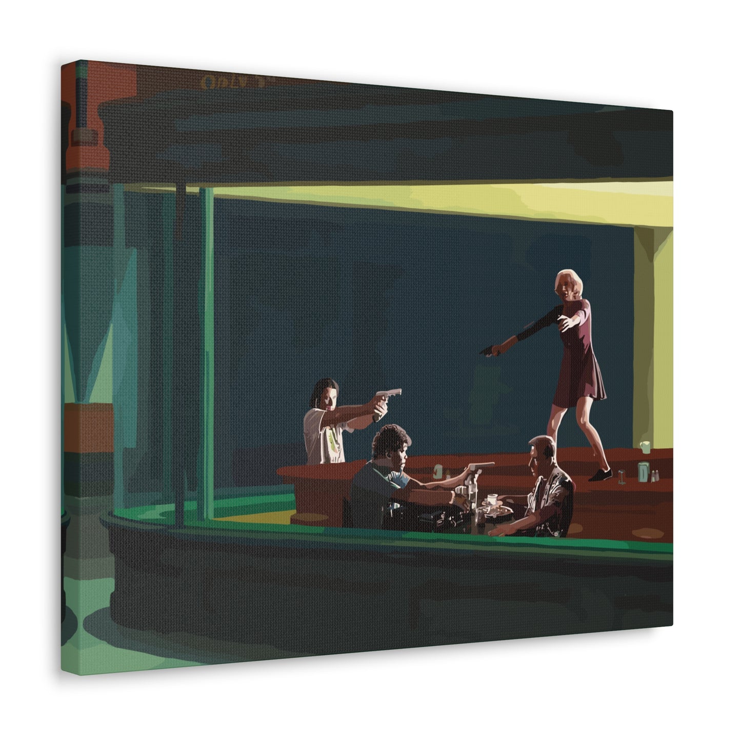 Pulp Nighthawks Canvas Gallery Wraps