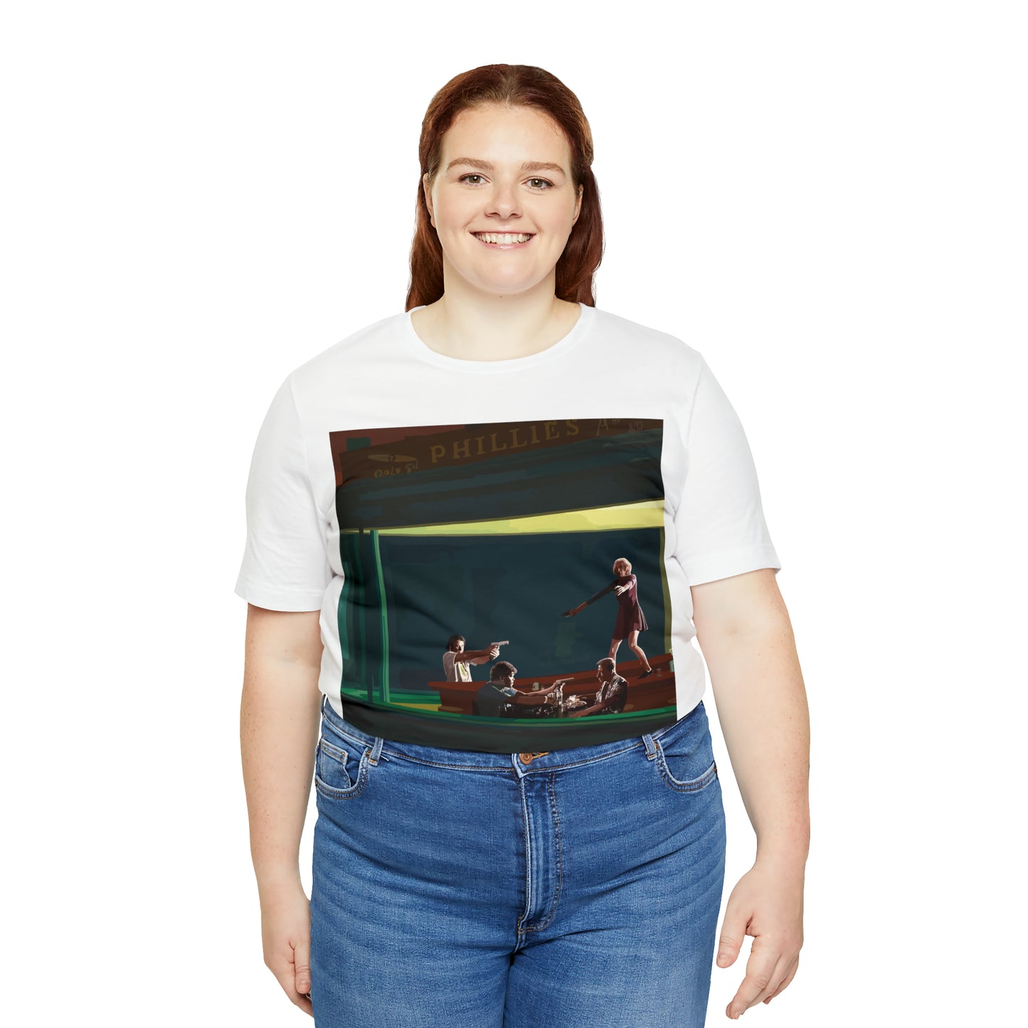 Pulp Nighthawks Whimsical T- Shirt