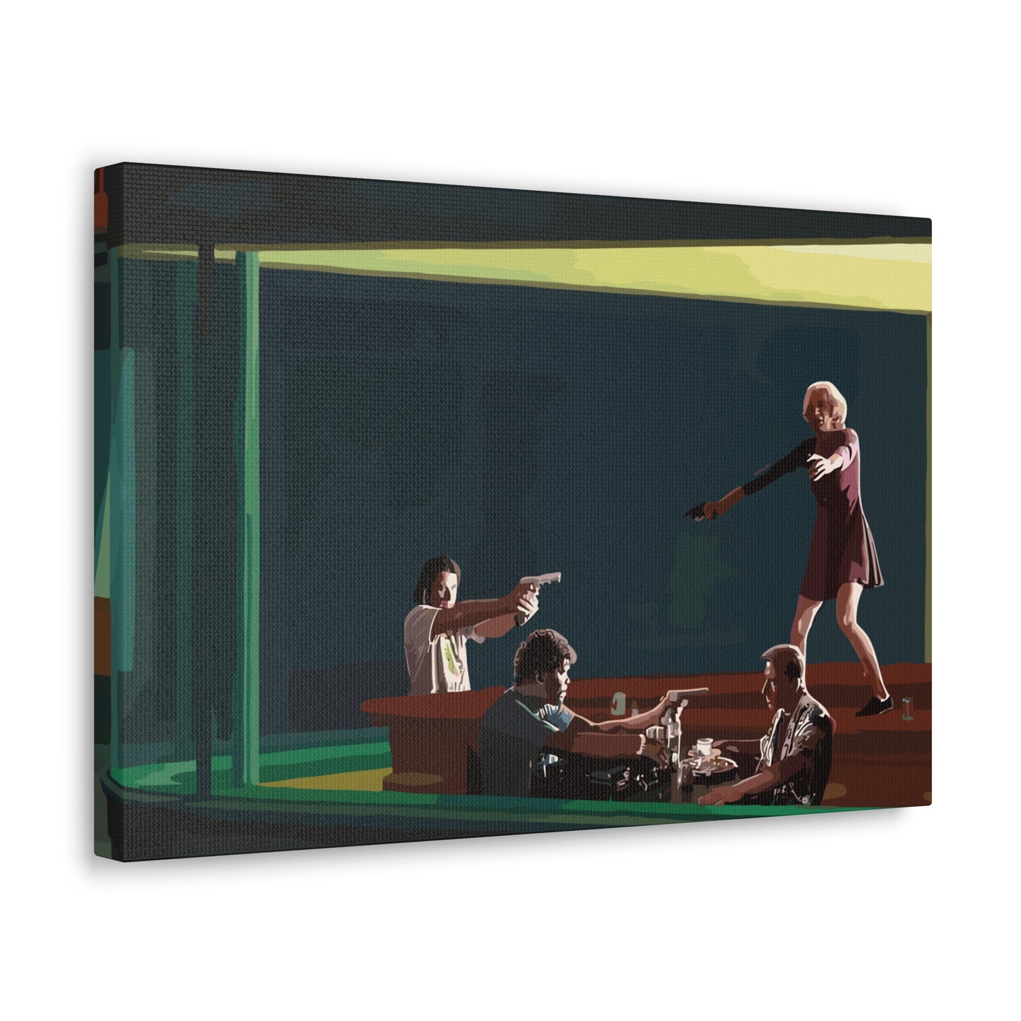 Pulp Nighthawks Canvas Gallery Wraps