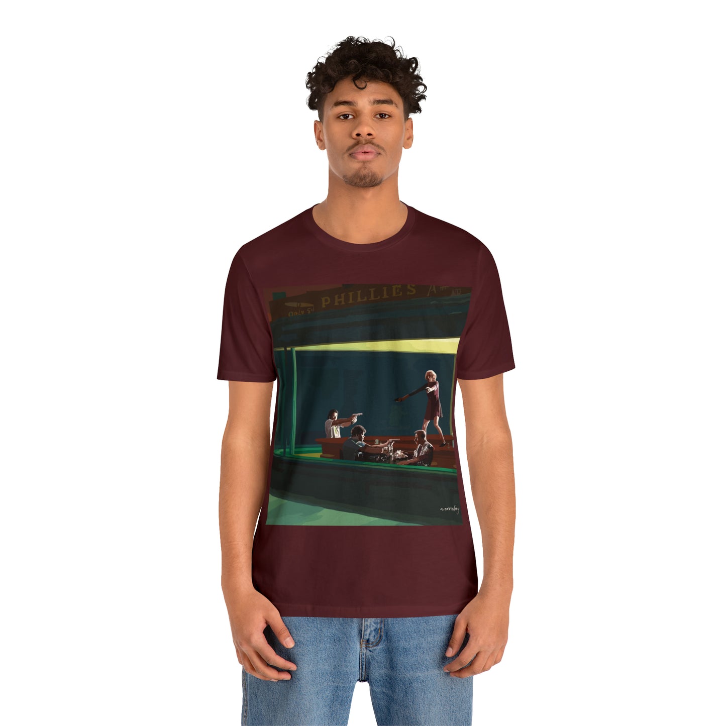 Pulp Nighthawks Whimsical T- Shirt