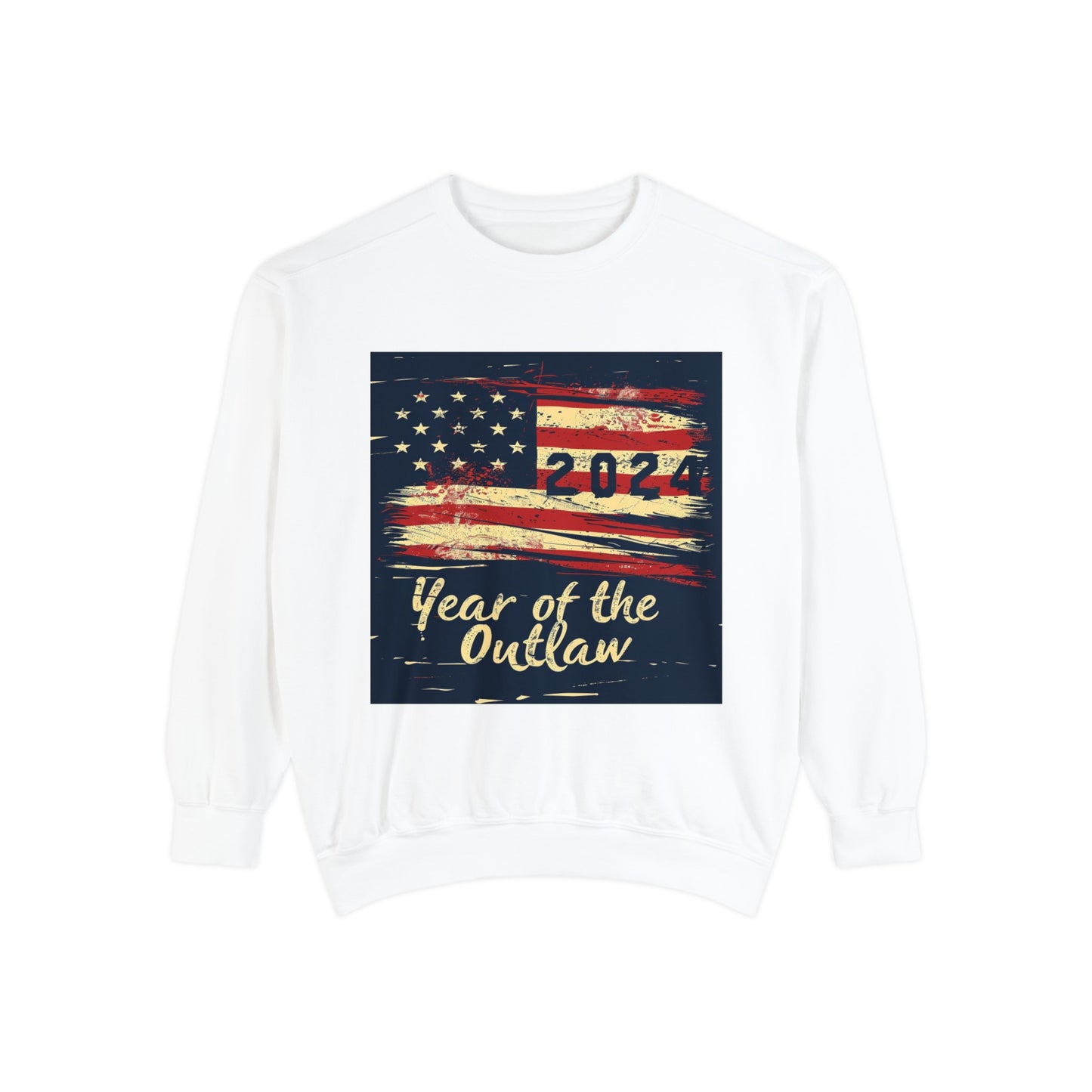 2024 Year of the Outlaw Unisex Garment-Dyed Sweatshirt