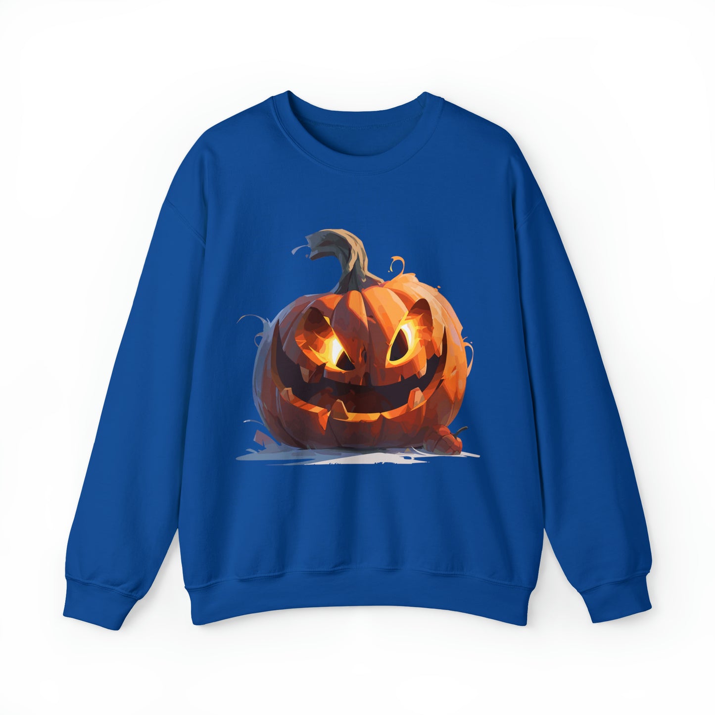 Halloween Scary Pumpkin Scary Unicorn Crewneck Sweatshirt