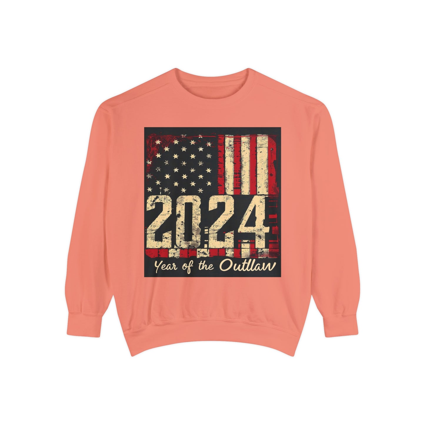 2024 Year of the Outlaw Unisex Garment-Dyed Sweatshirt