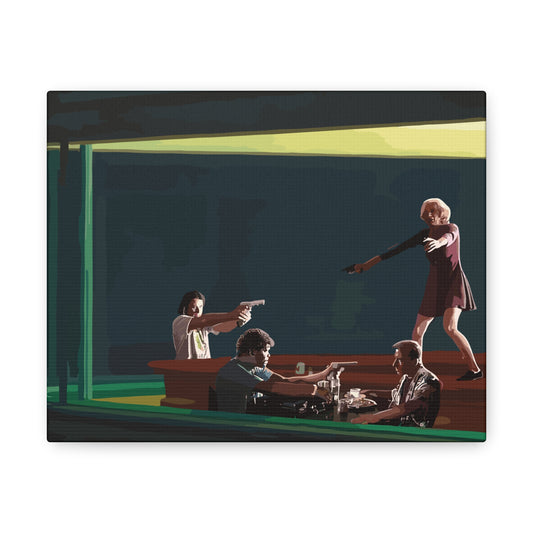 Pulp Nighthawks Canvas Gallery Wraps