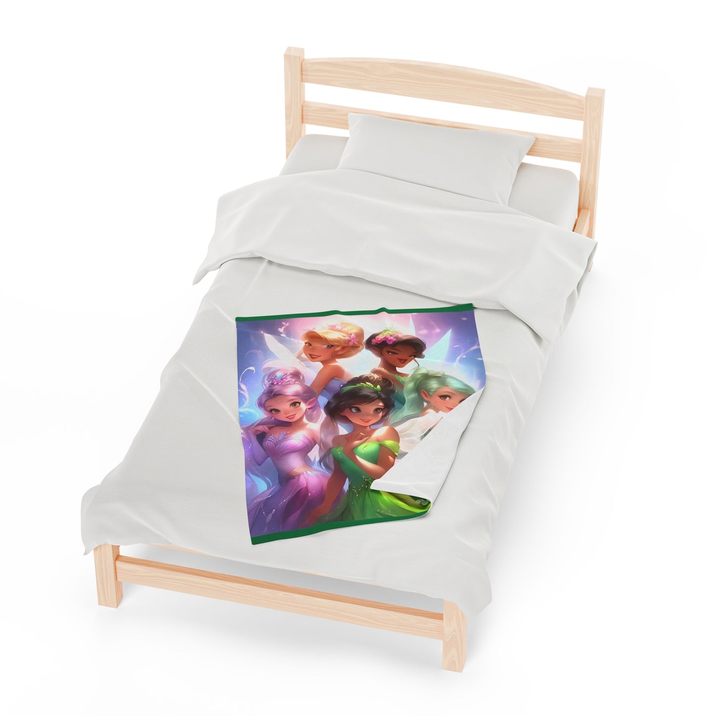 Cathy's Fairies Velveteen Plush Blanket