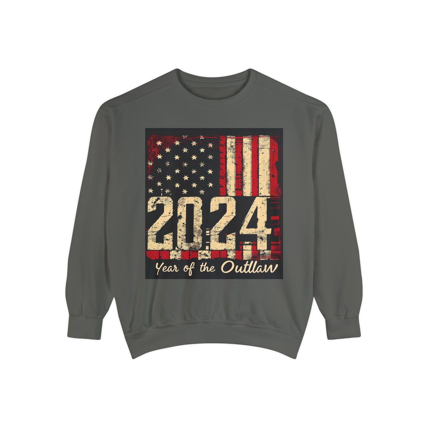 2024 Year of the Outlaw Unisex Garment-Dyed Sweatshirt