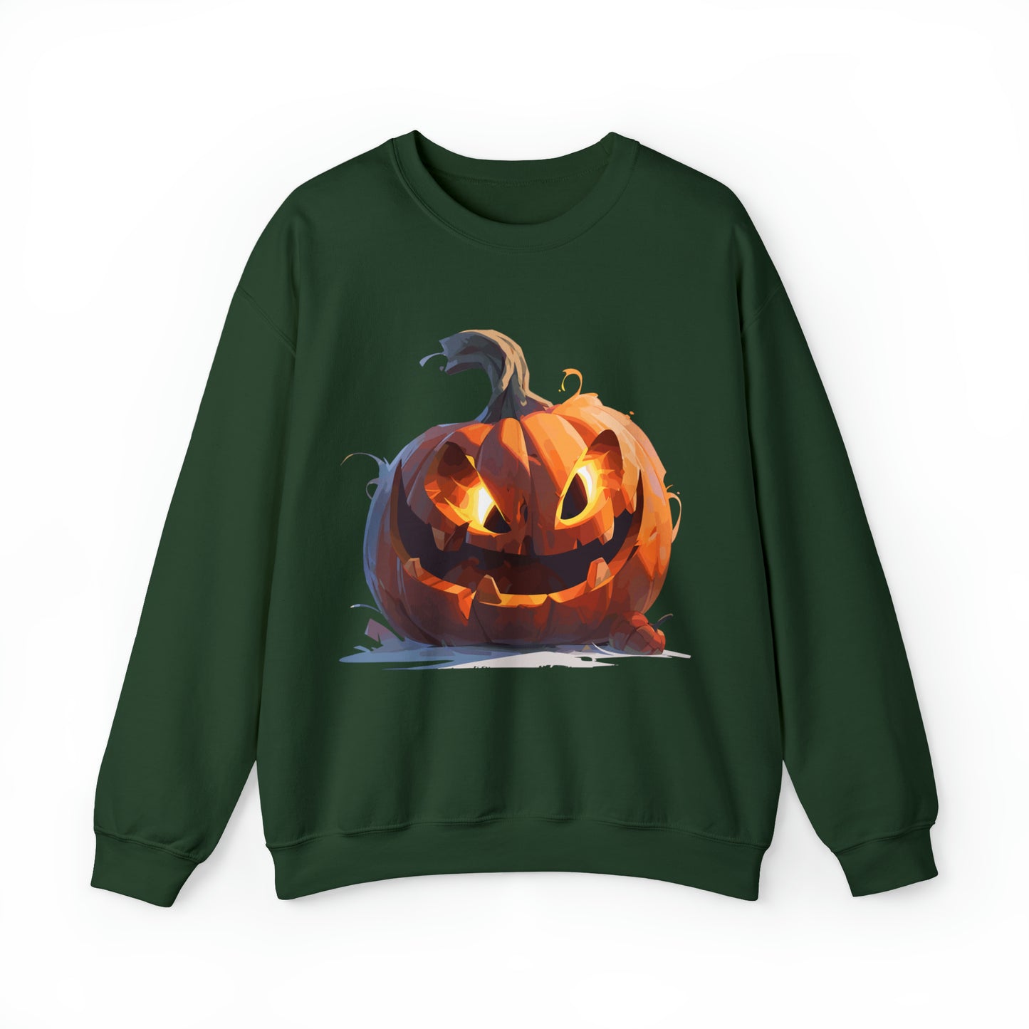 Halloween Scary Pumpkin Scary Unicorn Crewneck Sweatshirt