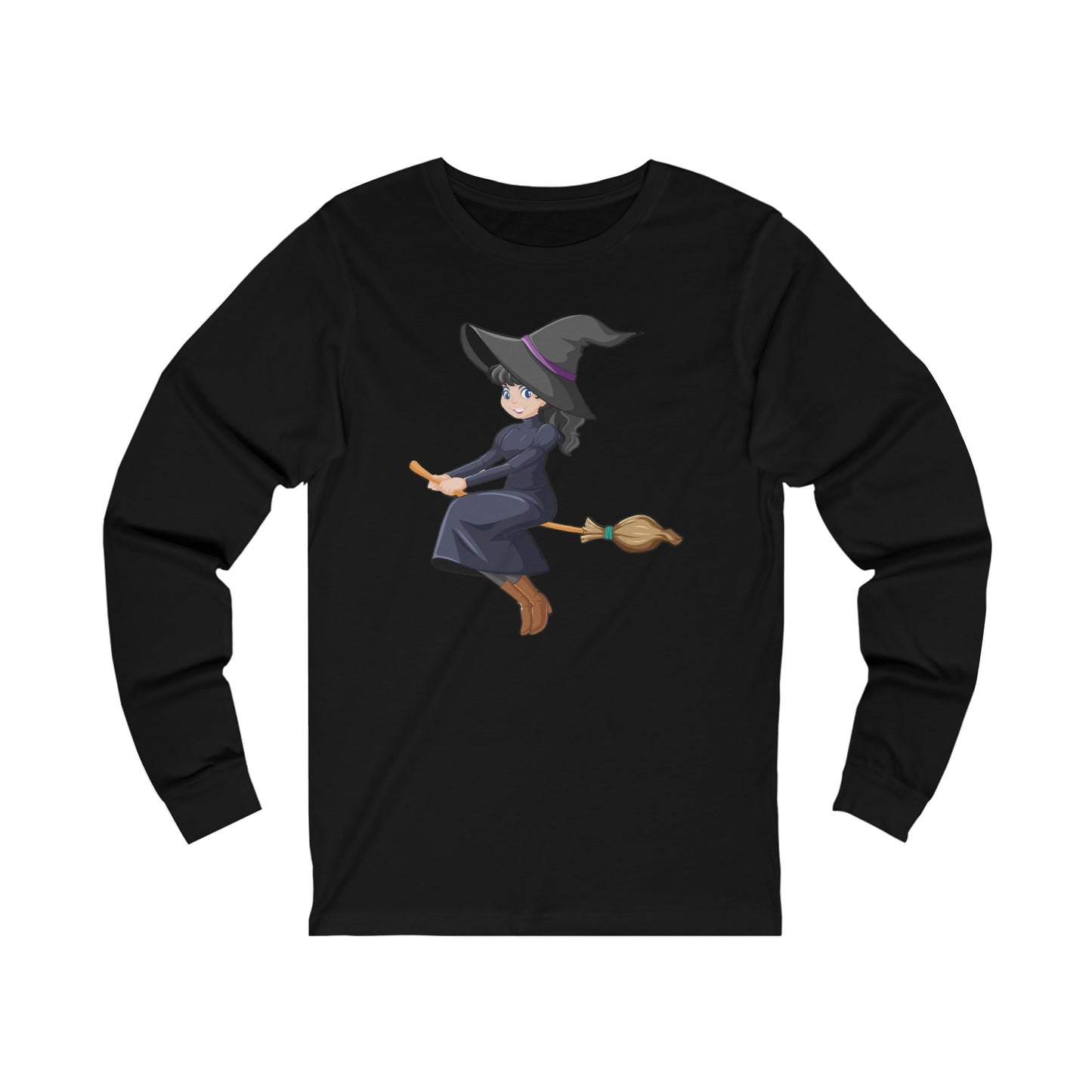 Cute Witch Unisex Jersey Long Sleeve Tee