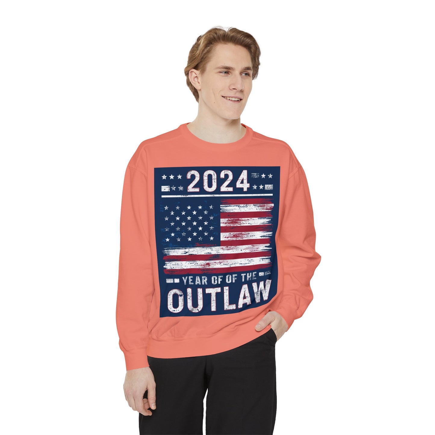 2024 Year of the Outlaw Unisex Garment-Dyed Sweatshirt