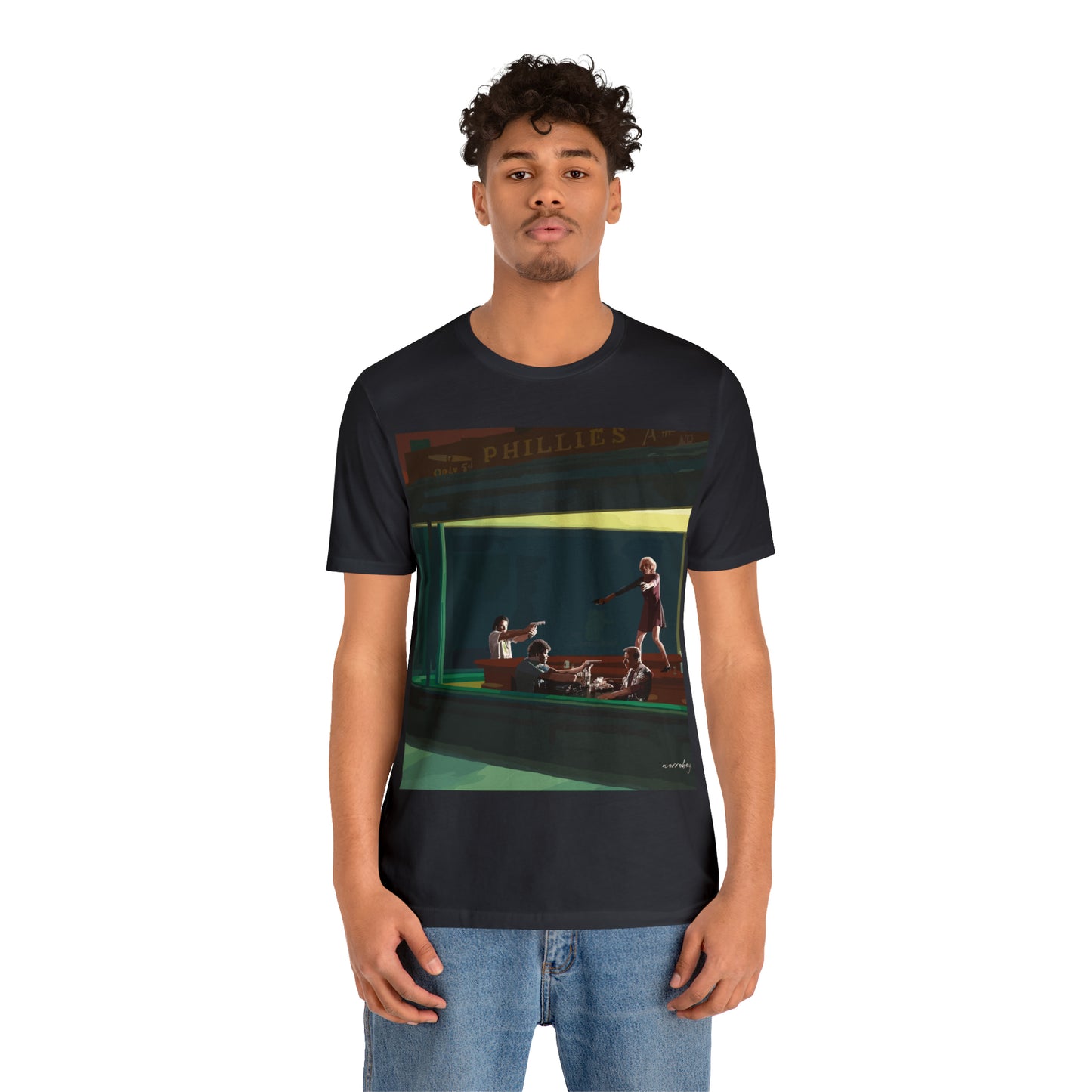 Pulp Nighthawks Whimsical T- Shirt