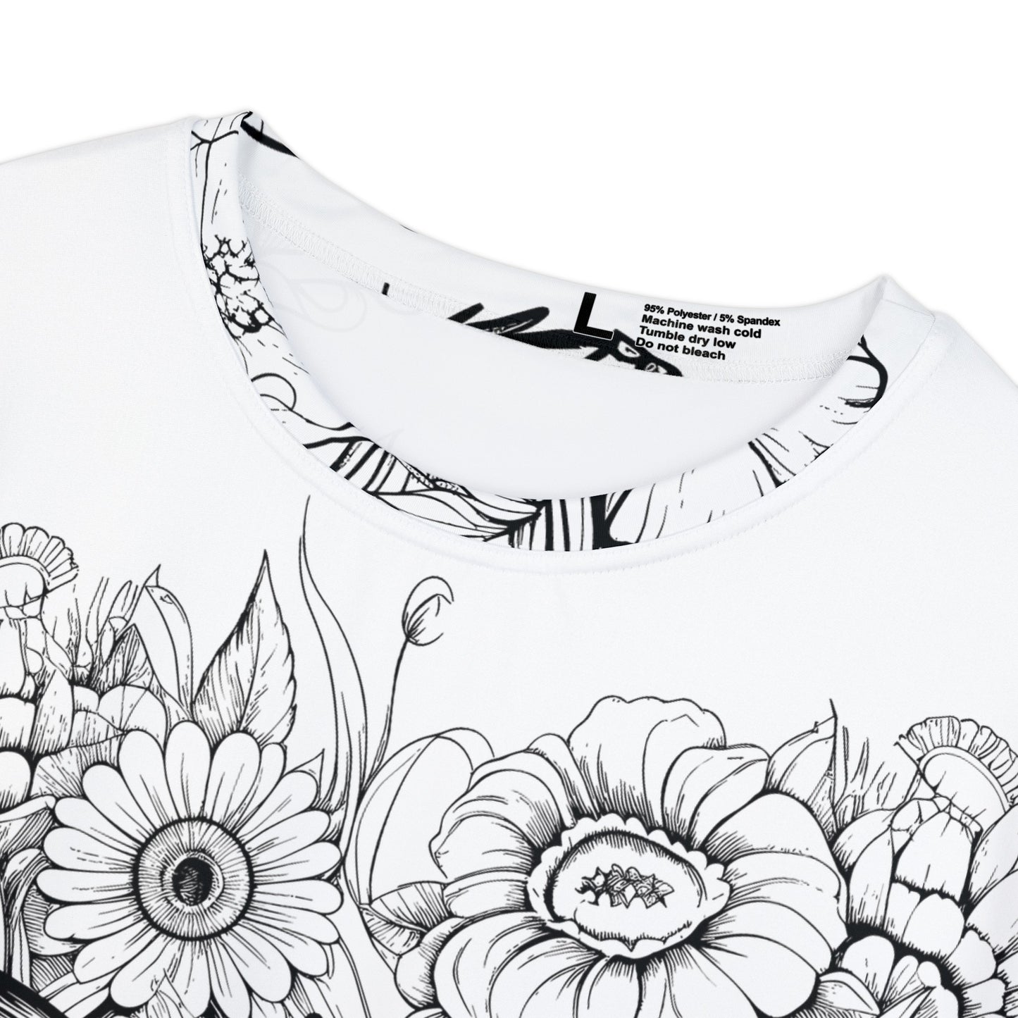 Butterfly Pen and Ink Art Women's Short Sleeve Shirt (AOP)