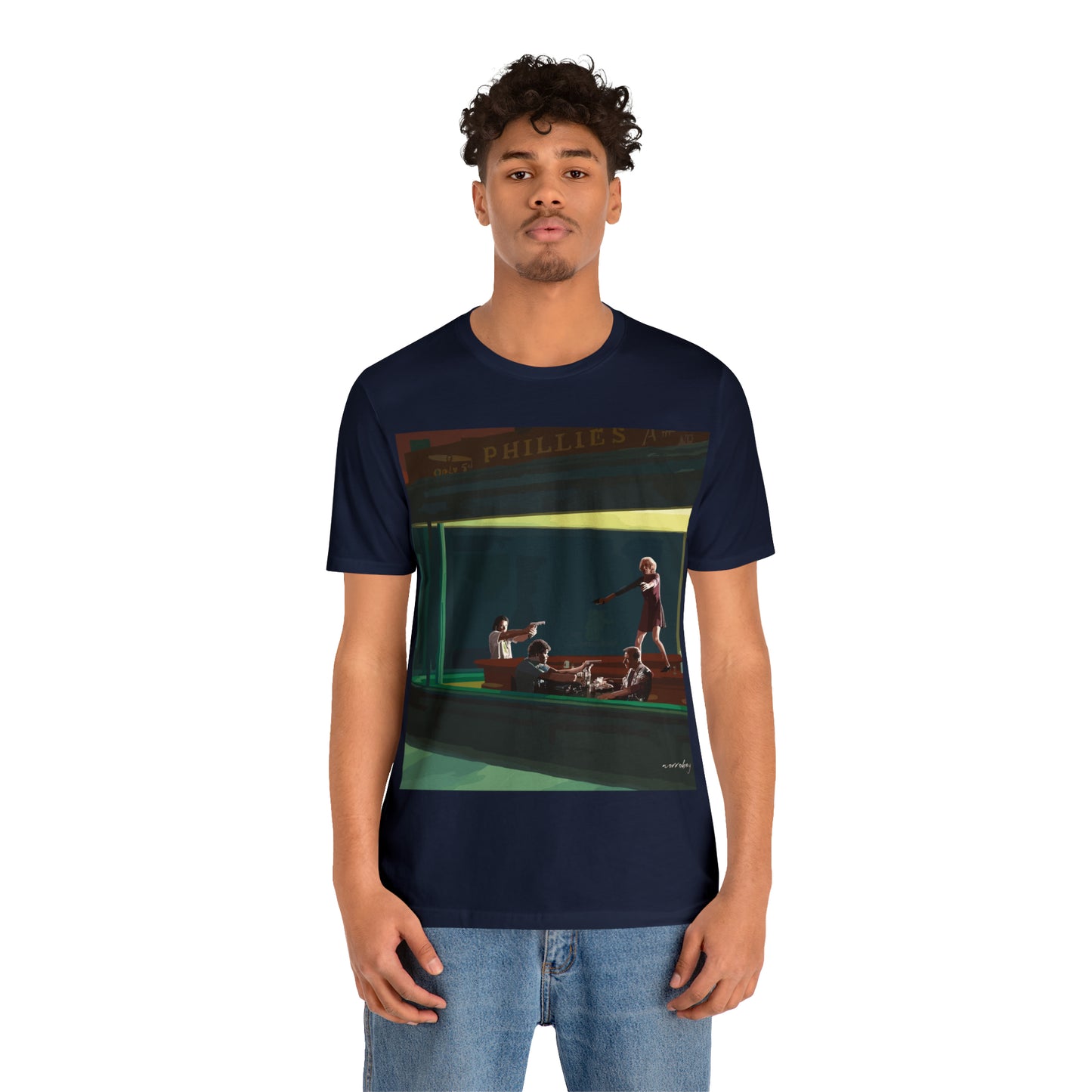 Pulp Nighthawks Whimsical T- Shirt