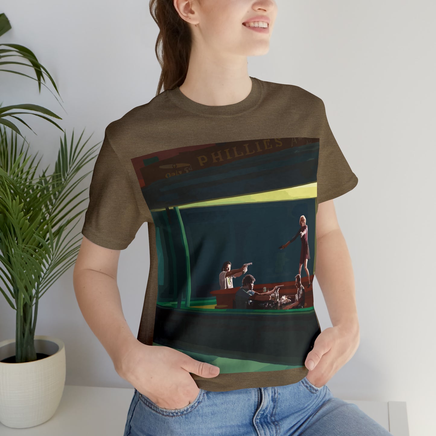 Pulp Nighthawks Whimsical T- Shirt