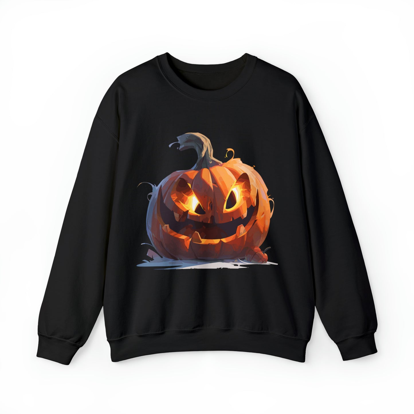 Halloween Pumpkin Crewneck Sweatshirt