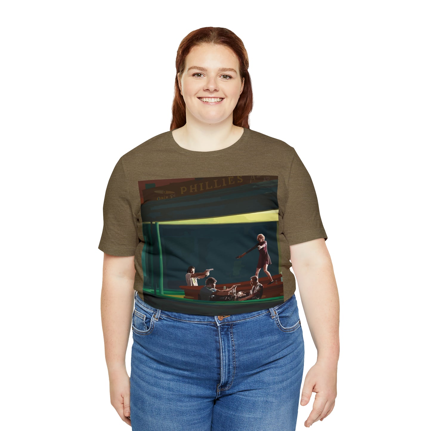 Pulp Nighthawks Whimsical T- Shirt