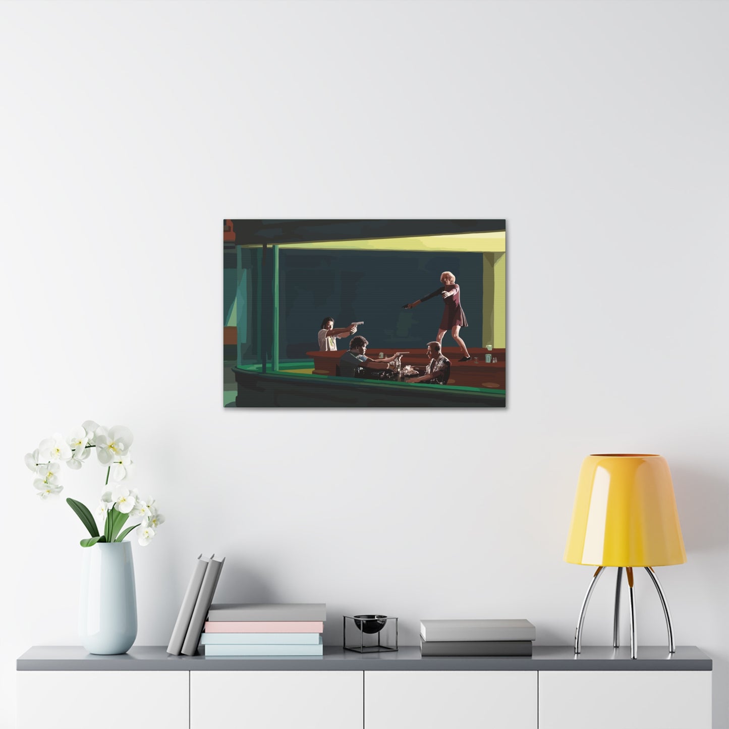 Pulp Nighthawks Canvas Gallery Wraps