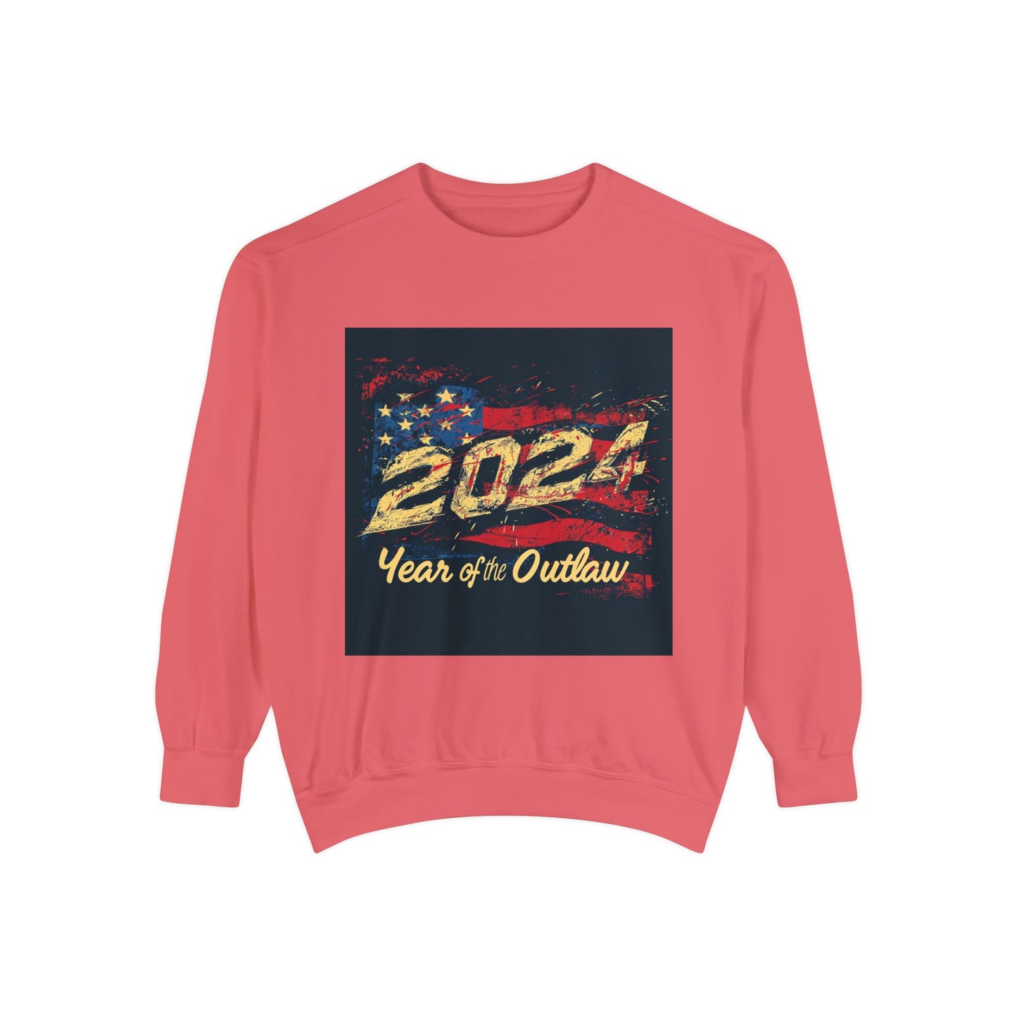 2024 Year of the Outlaw Unisex Garment-Dyed Sweatshirt