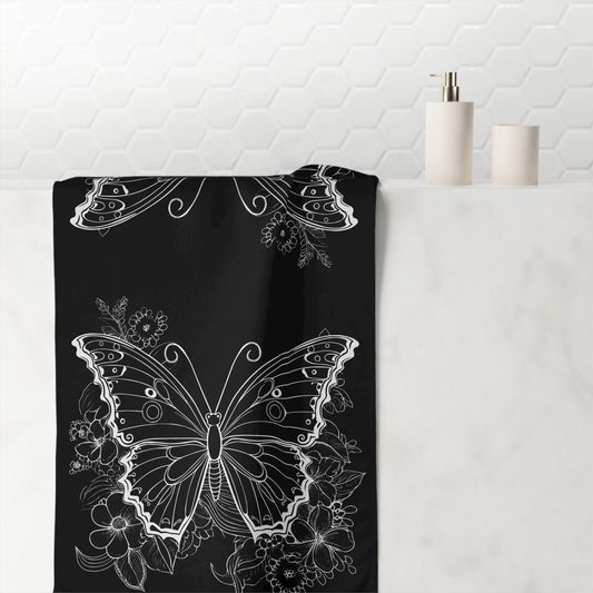 Butterfly Mink-Cotton Towel