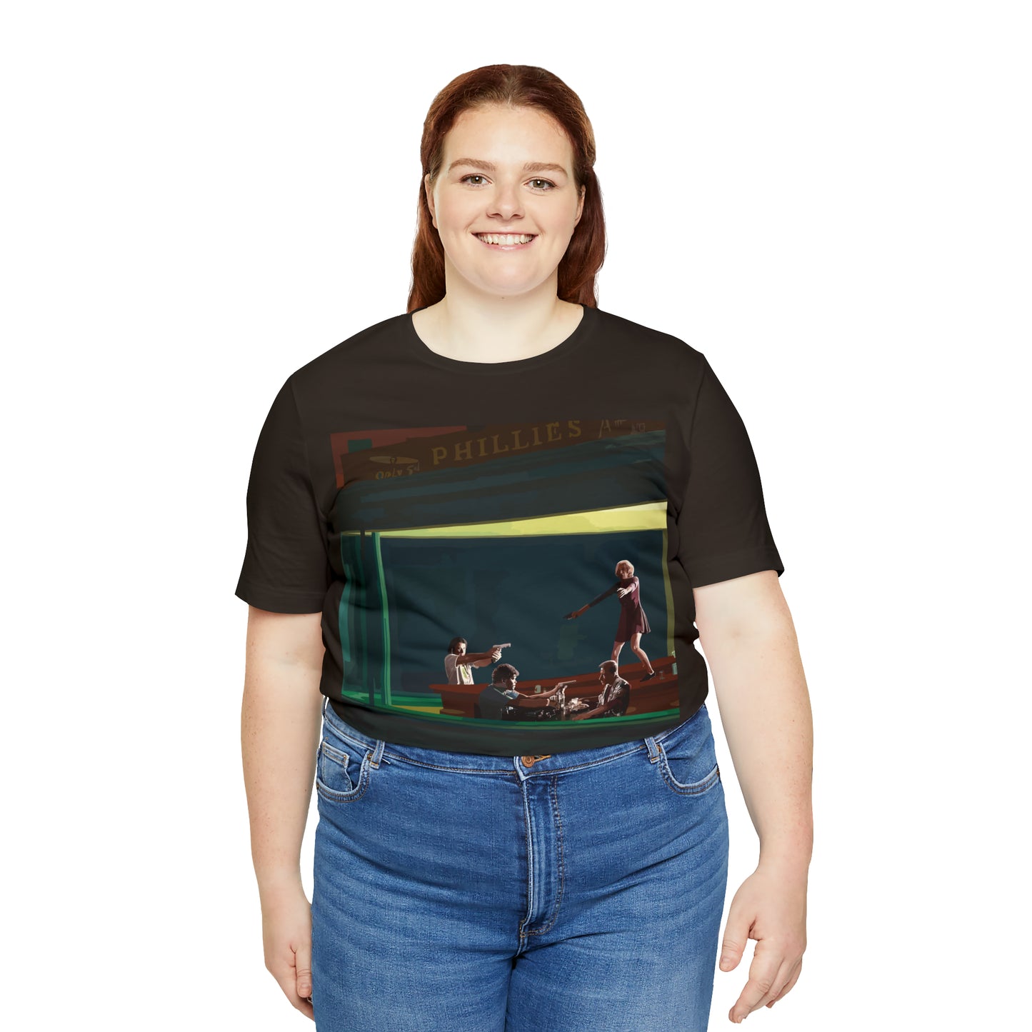 Pulp Nighthawks Whimsical T- Shirt