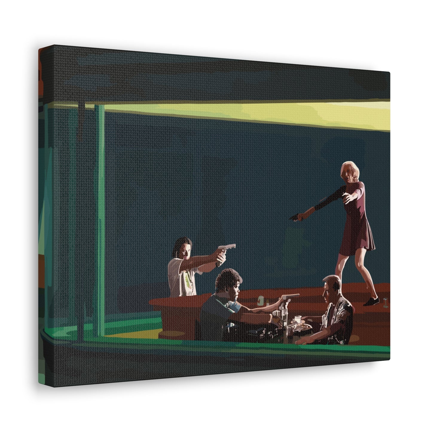 Pulp Nighthawks Canvas Gallery Wraps