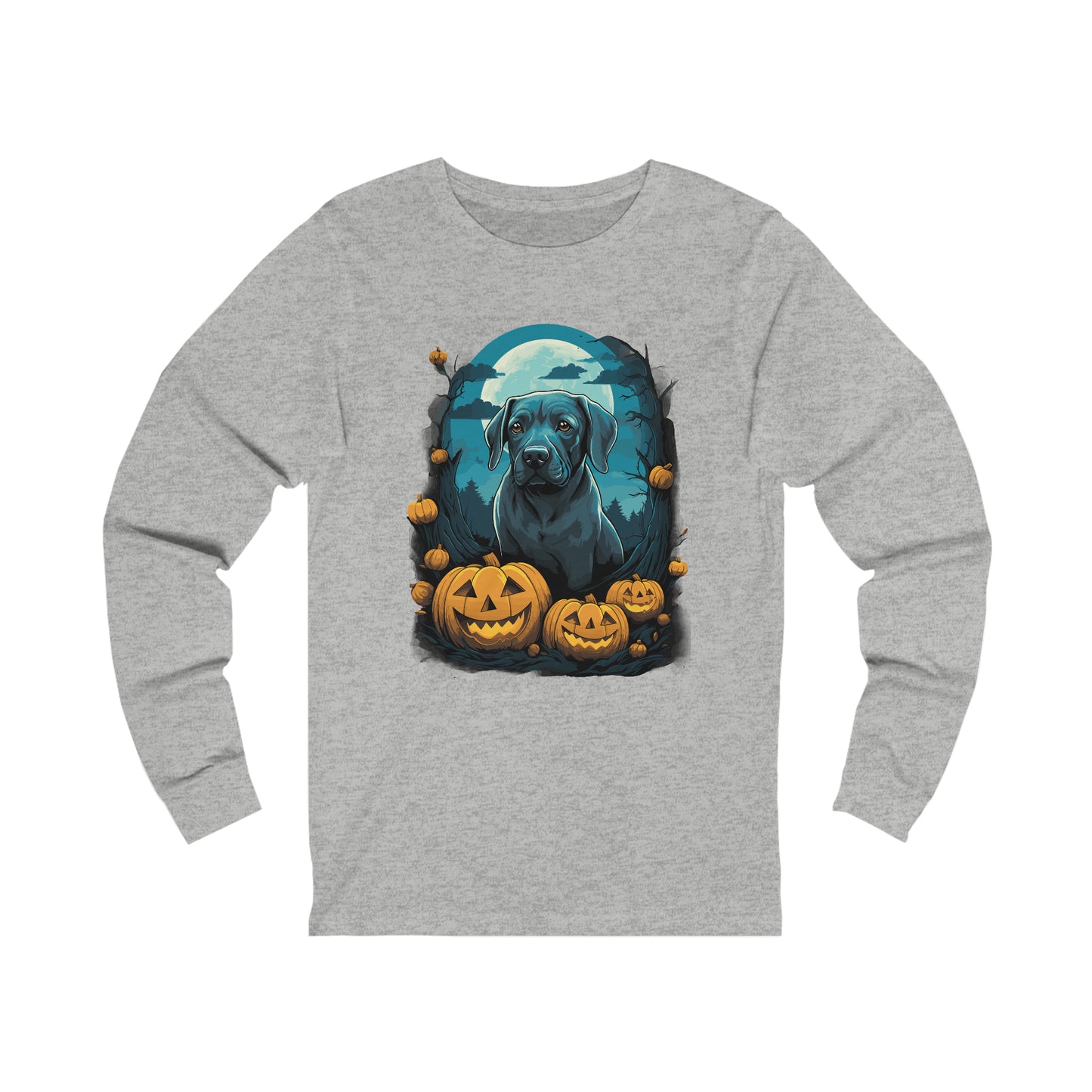 Halloween Labrador Unisex Jersey Long Sleeve Tee